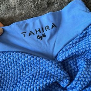 TAHIRA By KB LUXE LEGGINGS - BLUE